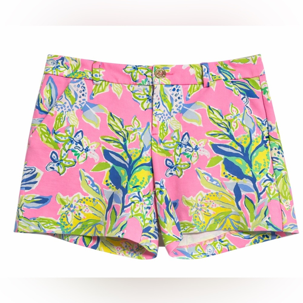 Lilly Pulitzer Pink Tropical Floral Skorts
